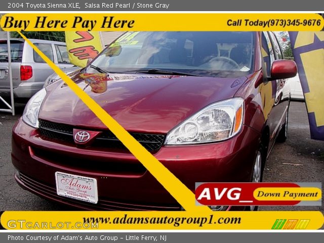 2004 Toyota Sienna XLE in Salsa Red Pearl