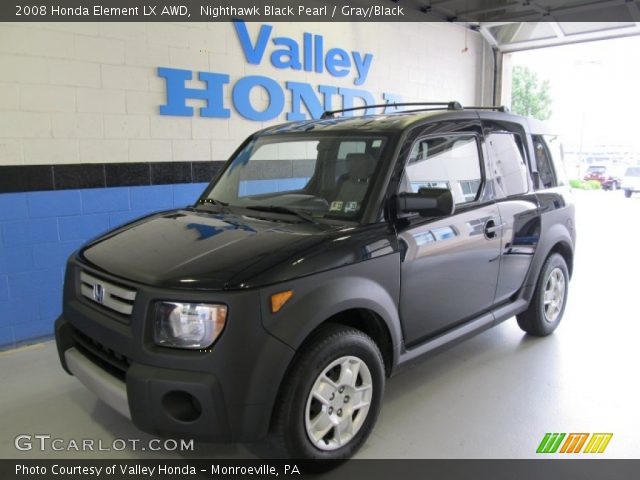 2008 Honda Element LX AWD in Nighthawk Black Pearl
