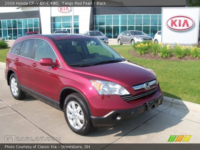2009 Honda CR-V EX-L 4WD in Tango Red Pearl