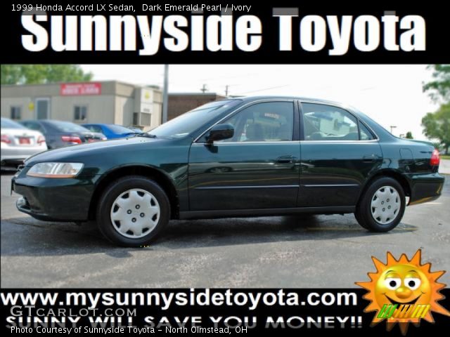 1999 Honda Accord LX Sedan in Dark Emerald Pearl