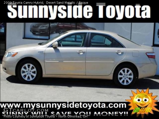 2009 Toyota Camry Hybrid in Desert Sand Metallic