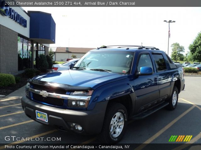 2003 Chevrolet Avalanche 1500 Z71 4x4 in Arrival Blue
