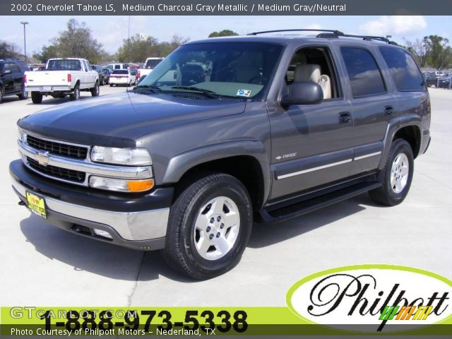 2002 Chevrolet Tahoe LS in Medium Charcoal Gray Metallic