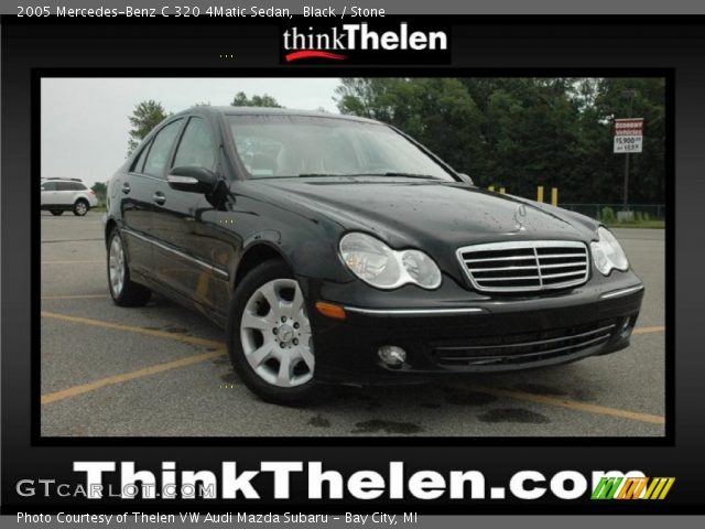 2005 Mercedes-Benz C 320 4Matic Sedan in Black