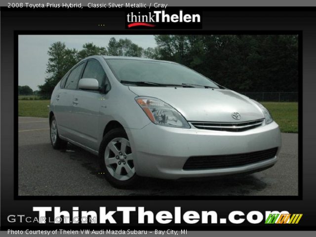 2008 Toyota Prius Hybrid in Classic Silver Metallic