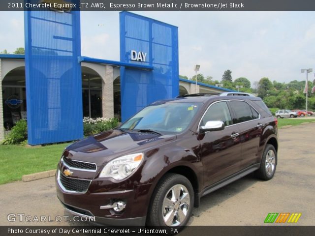 2011 Chevrolet Equinox LTZ AWD in Espresso Brown Metallic