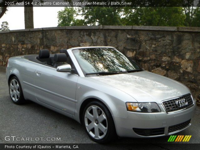 2005 Audi S4 4.2 quattro Cabriolet in Light Silver Metallic