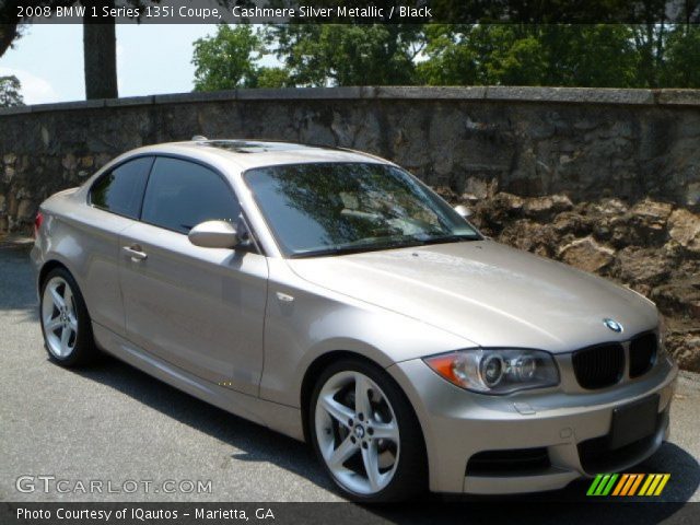 2008 BMW 1 Series 135i Coupe in Cashmere Silver Metallic