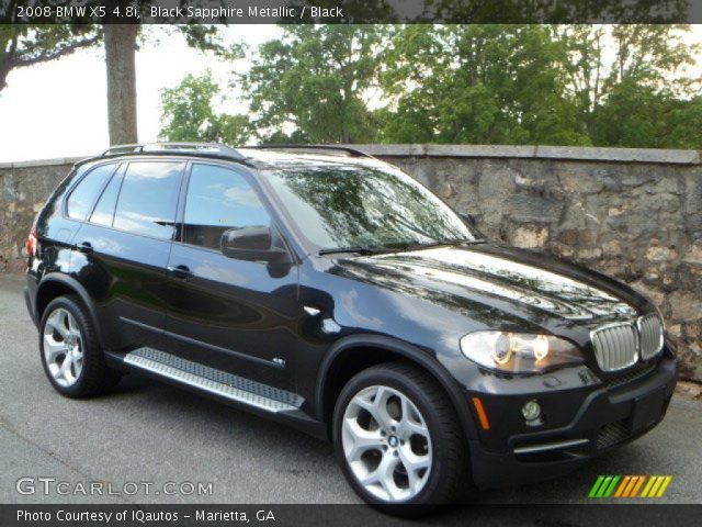 2008 BMW X5 4.8i in Black Sapphire Metallic