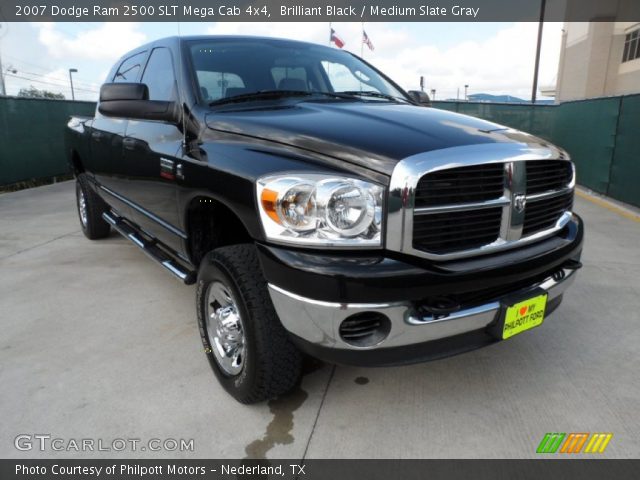 2007 Dodge Ram 2500 SLT Mega Cab 4x4 in Brilliant Black