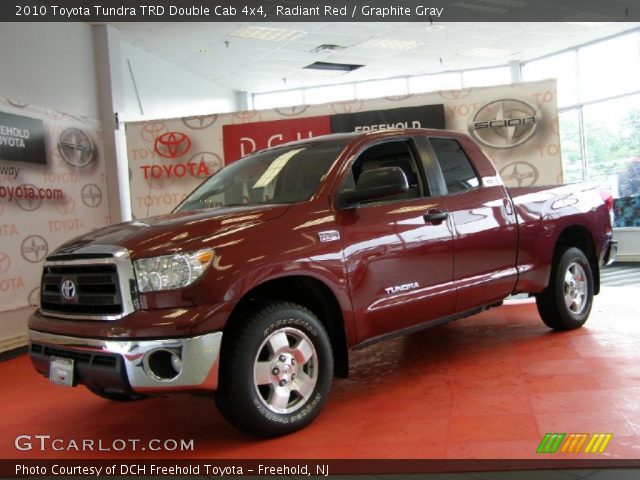 2010 Toyota Tundra TRD Double Cab 4x4 in Radiant Red