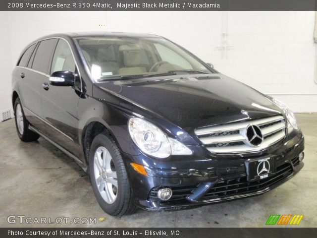 2008 Mercedes-Benz R 350 4Matic in Majestic Black Metallic