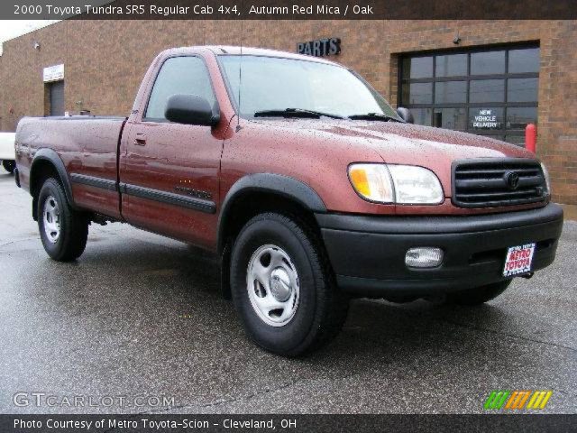 2000 Toyota Tundra SR5 Regular Cab 4x4 in Autumn Red Mica
