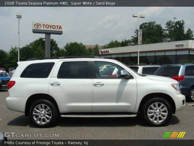 2008 Toyota Sequoia Platinum 4WD in Super White