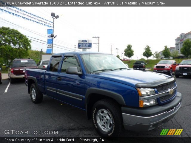 2004 Chevrolet Silverado 1500 Z71 Extended Cab 4x4 in Arrival Blue Metallic