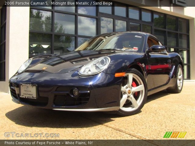 2006 Porsche Cayman S in Midnight Blue Metallic