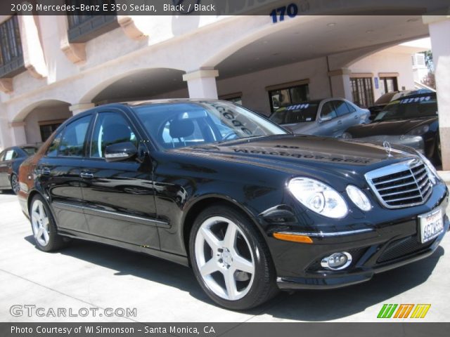 2009 Mercedes-Benz E 350 Sedan in Black