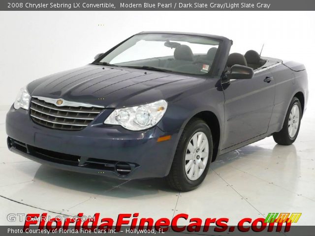 2008 Chrysler Sebring LX Convertible in Modern Blue Pearl