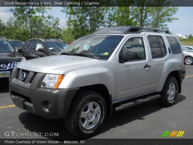 2008 Nissan Xterra X 4x4 in Silver Lightning