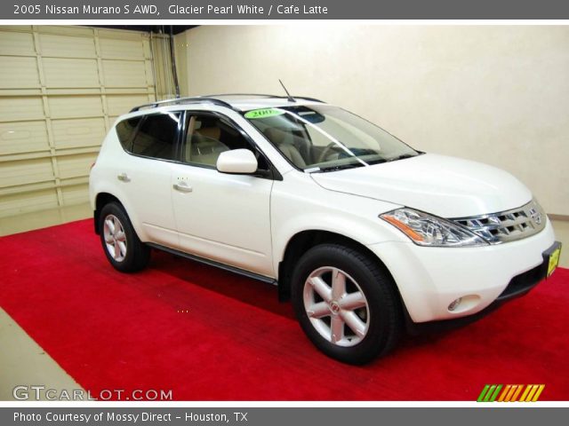 2005 Nissan Murano S AWD in Glacier Pearl White