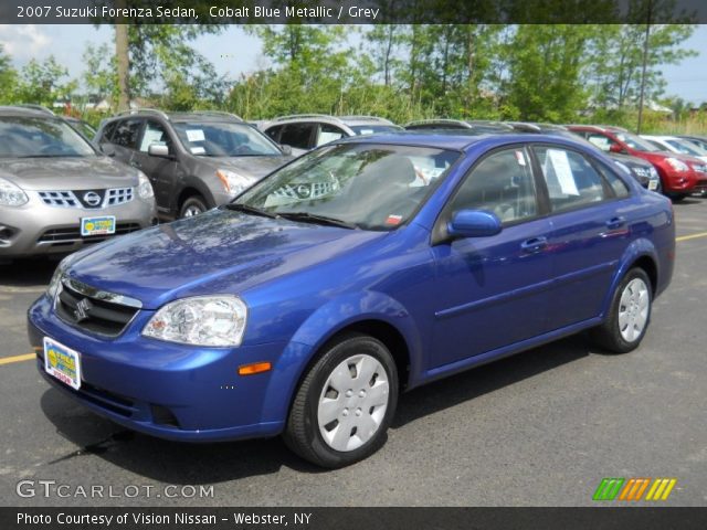 2007 Suzuki Forenza Sedan in Cobalt Blue Metallic