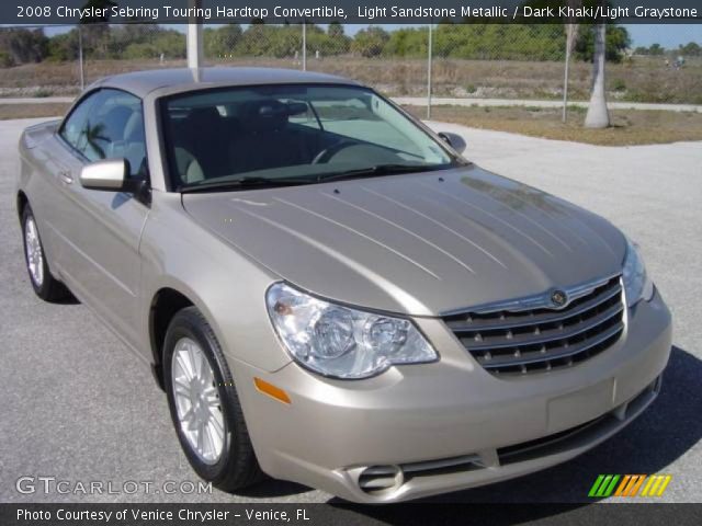 2008 Chrysler Sebring Touring Hardtop Convertible in Light Sandstone Metallic