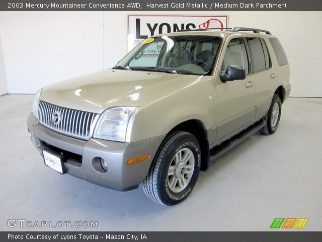 2003 Mercury Mountaineer Convenience AWD in Harvest Gold Metallic