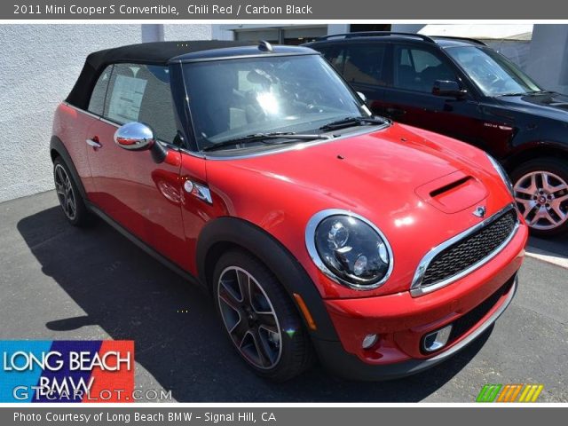 2011 Mini Cooper S Convertible in Chili Red