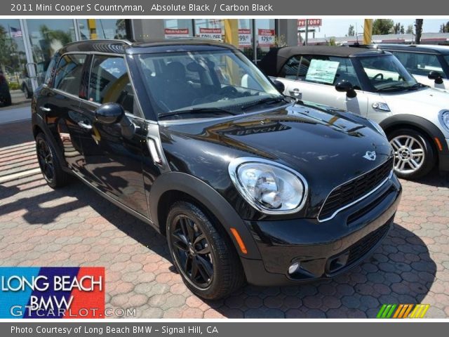 2011 Mini Cooper S Countryman in Absolute Black