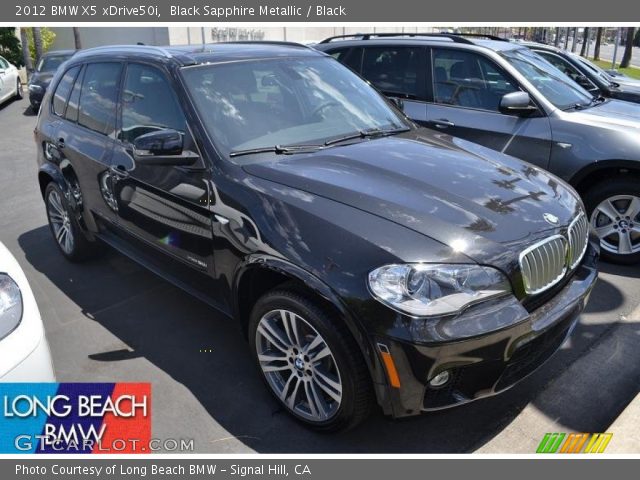 2012 BMW X5 xDrive50i in Black Sapphire Metallic