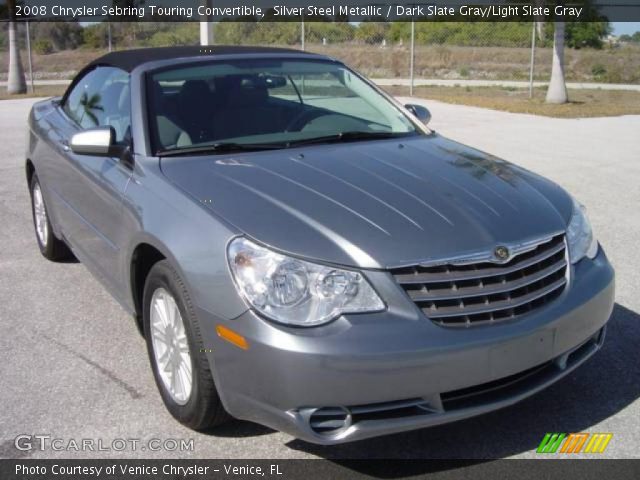 2008 Chrysler Sebring Touring Convertible in Silver Steel Metallic