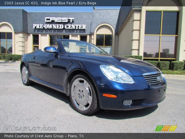 2003 Lexus SC 430 in Indigo Ink Blue Pearl