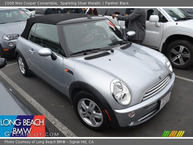 2008 Mini Cooper Convertible in Sparkling Silver Metallic