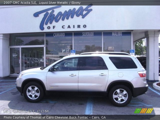 2007 GMC Acadia SLE in Liquid Silver Metallic