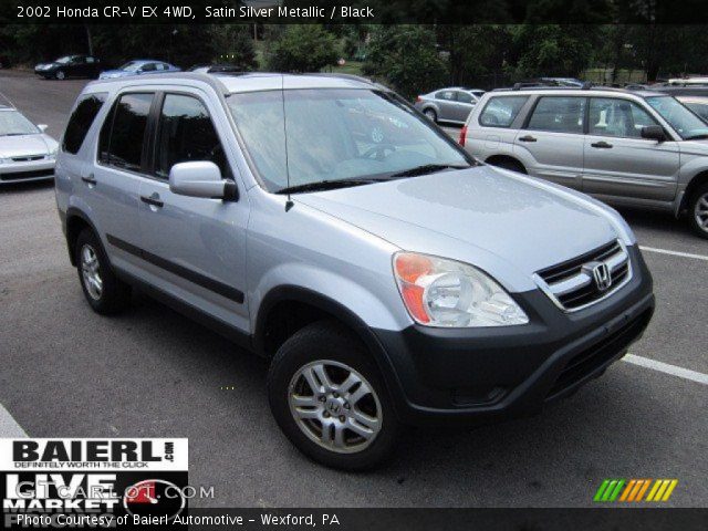 2002 Honda CR-V EX 4WD in Satin Silver Metallic