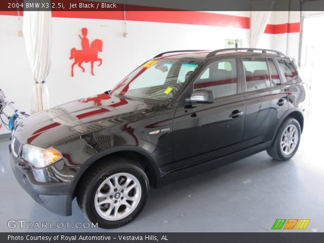 2004 BMW X3 2.5i in Jet Black