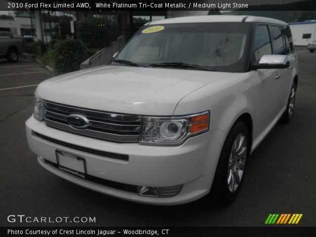 2010 Ford Flex Limited AWD in White Platinum Tri-Coat Metallic