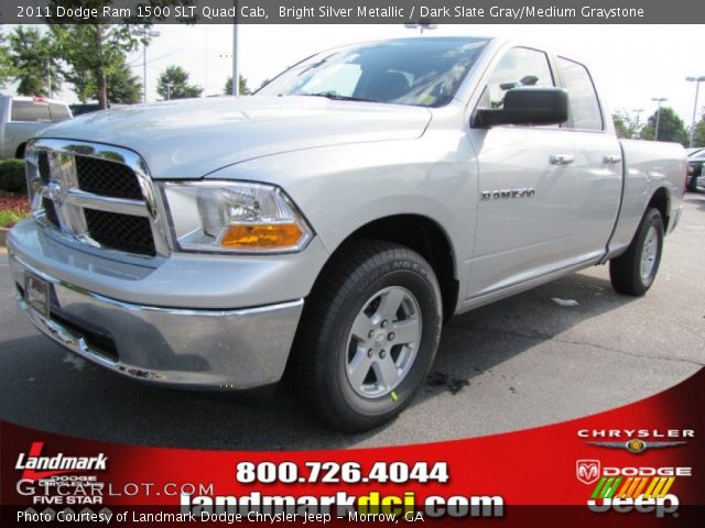 2011 Dodge Ram 1500 SLT Quad Cab in Bright Silver Metallic