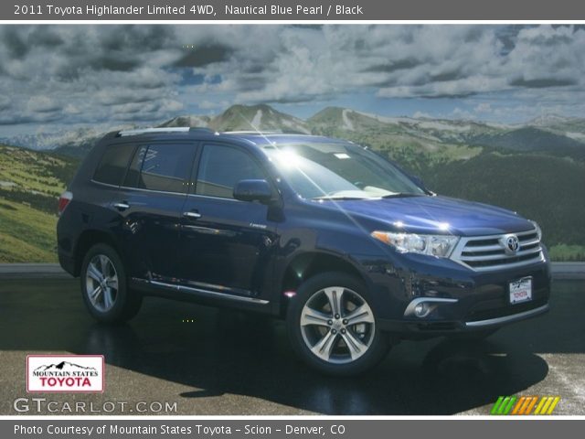 2011 Toyota Highlander Limited 4WD in Nautical Blue Pearl