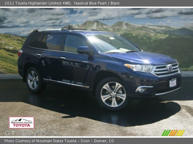 2011 Toyota Highlander Limited 4WD in Nautical Blue Pearl