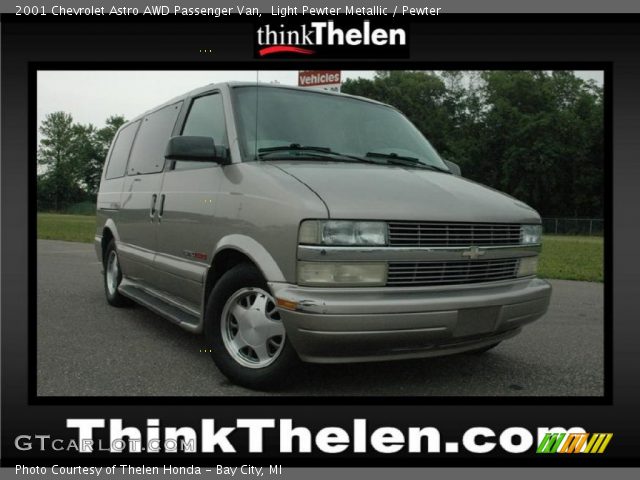 2001 Chevrolet Astro AWD Passenger Van in Light Pewter Metallic