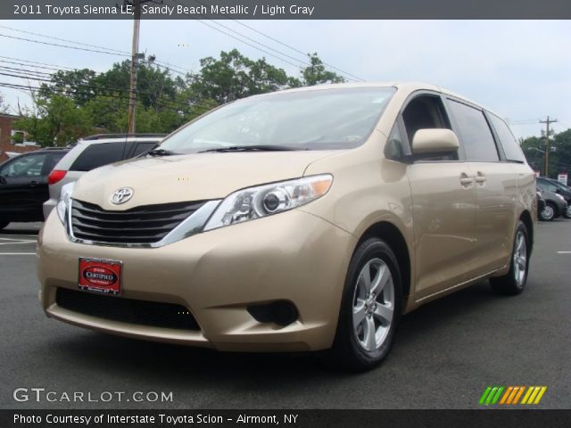 2011 Toyota Sienna LE in Sandy Beach Metallic