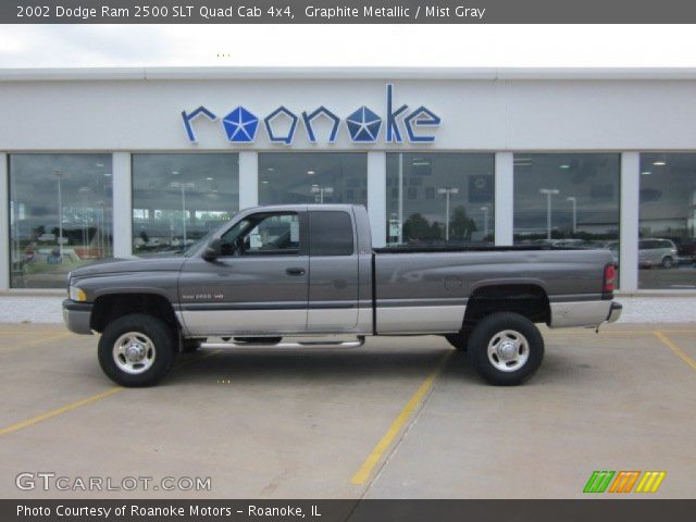 2002 Dodge Ram 2500 SLT Quad Cab 4x4 in Graphite Metallic