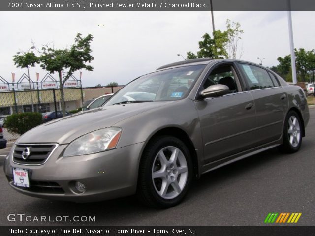 2002 Nissan Altima 3.5 SE in Polished Pewter Metallic