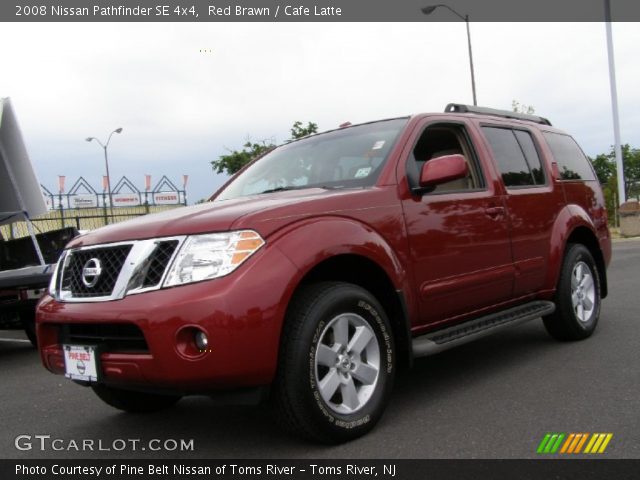 2008 Nissan Pathfinder SE 4x4 in Red Brawn