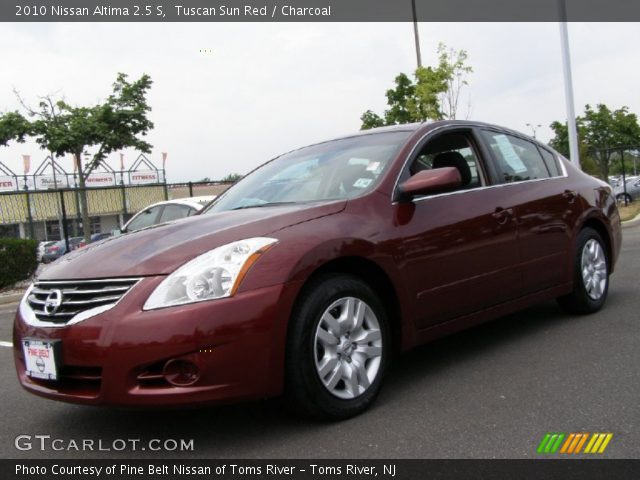 2010 Nissan Altima 2.5 S in Tuscan Sun Red