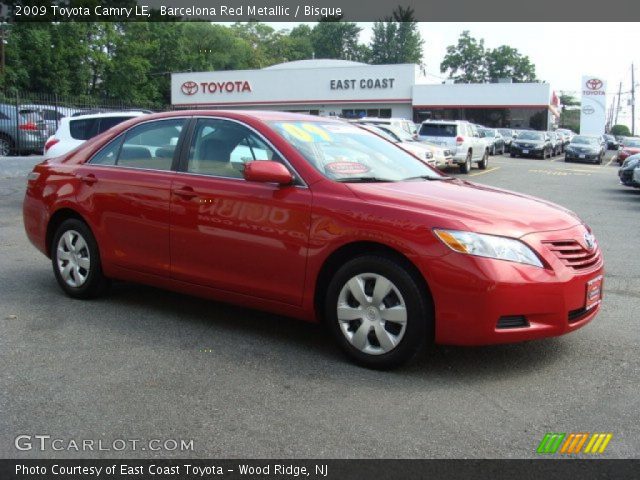 2009 Toyota Camry LE in Barcelona Red Metallic