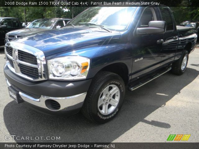 2008 Dodge Ram 1500 TRX4 Quad Cab 4x4 in Patriot Blue Pearl