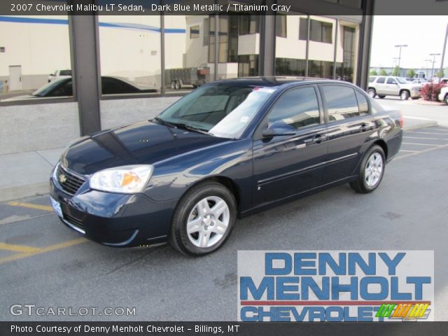 2007 Chevrolet Malibu LT Sedan in Dark Blue Metallic