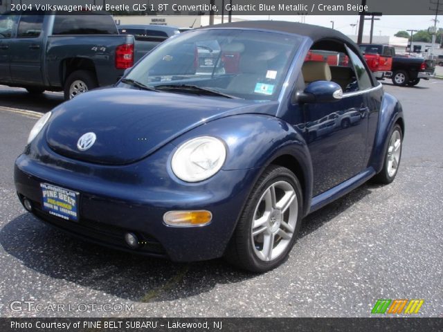 2004 Volkswagen New Beetle GLS 1.8T Convertible in Galactic Blue Metallic